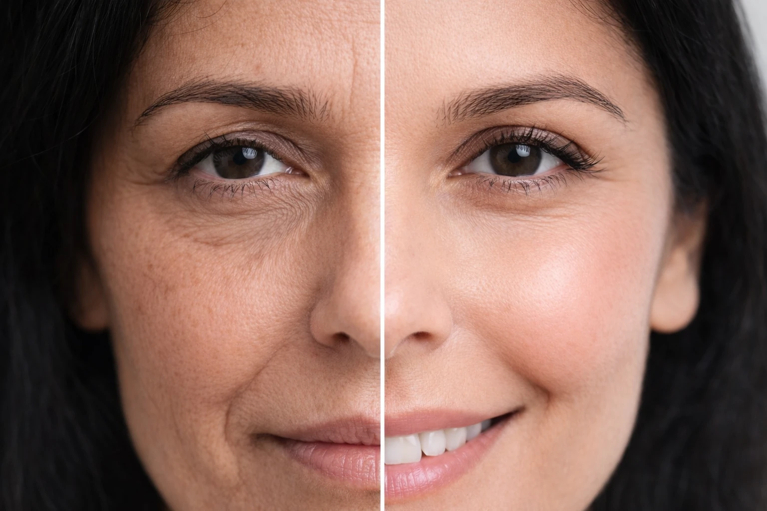 skin changes after 40